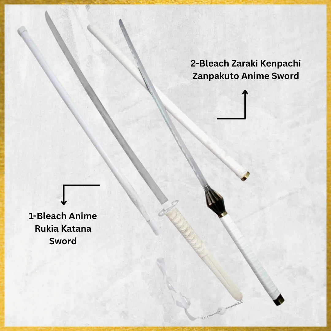 Sode no Shirayuki Sword & Inspired Zaraki Massive Katana Sword