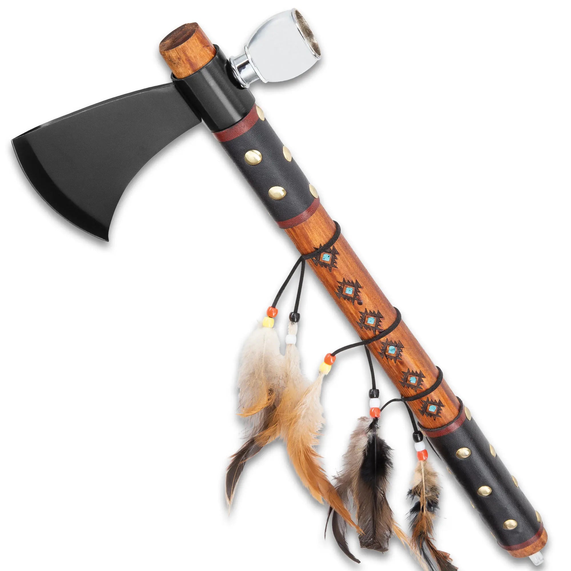 Southwestern Tomahawk Peace Pipe – 45.085cm 2