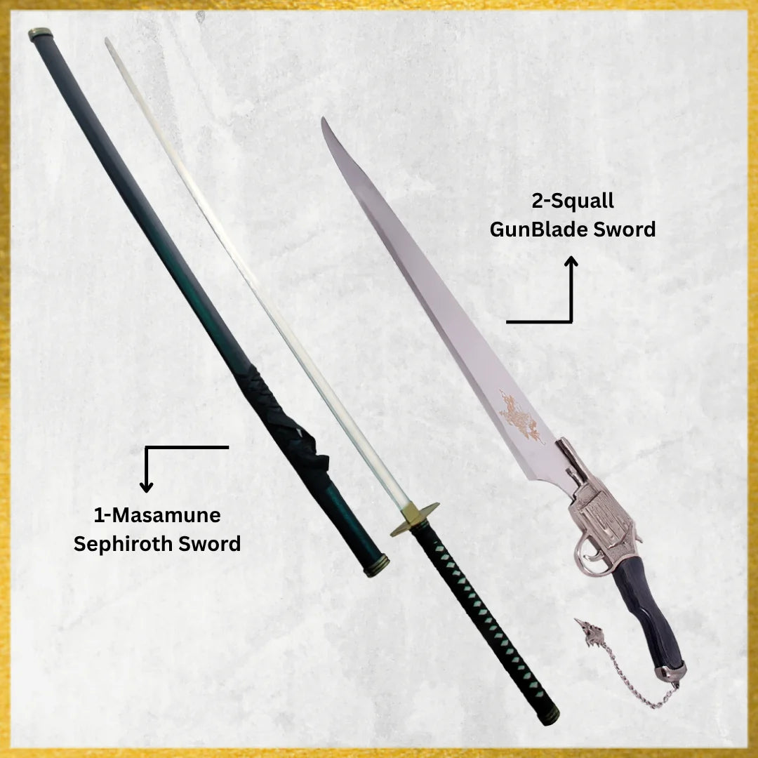 Squall Gunblade & Masamune Sephiroth Sword