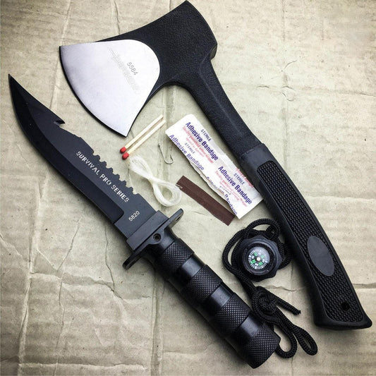 Tactical Hunting Knife And Axe