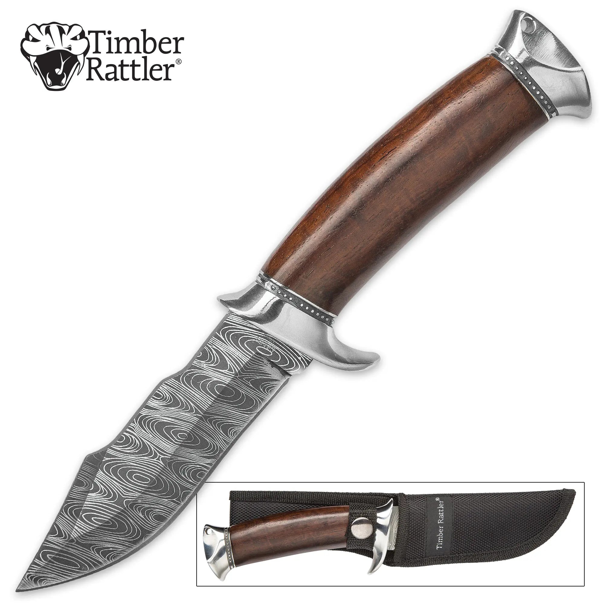 Timber Rattler Hidden Corral Skinner Knife 3