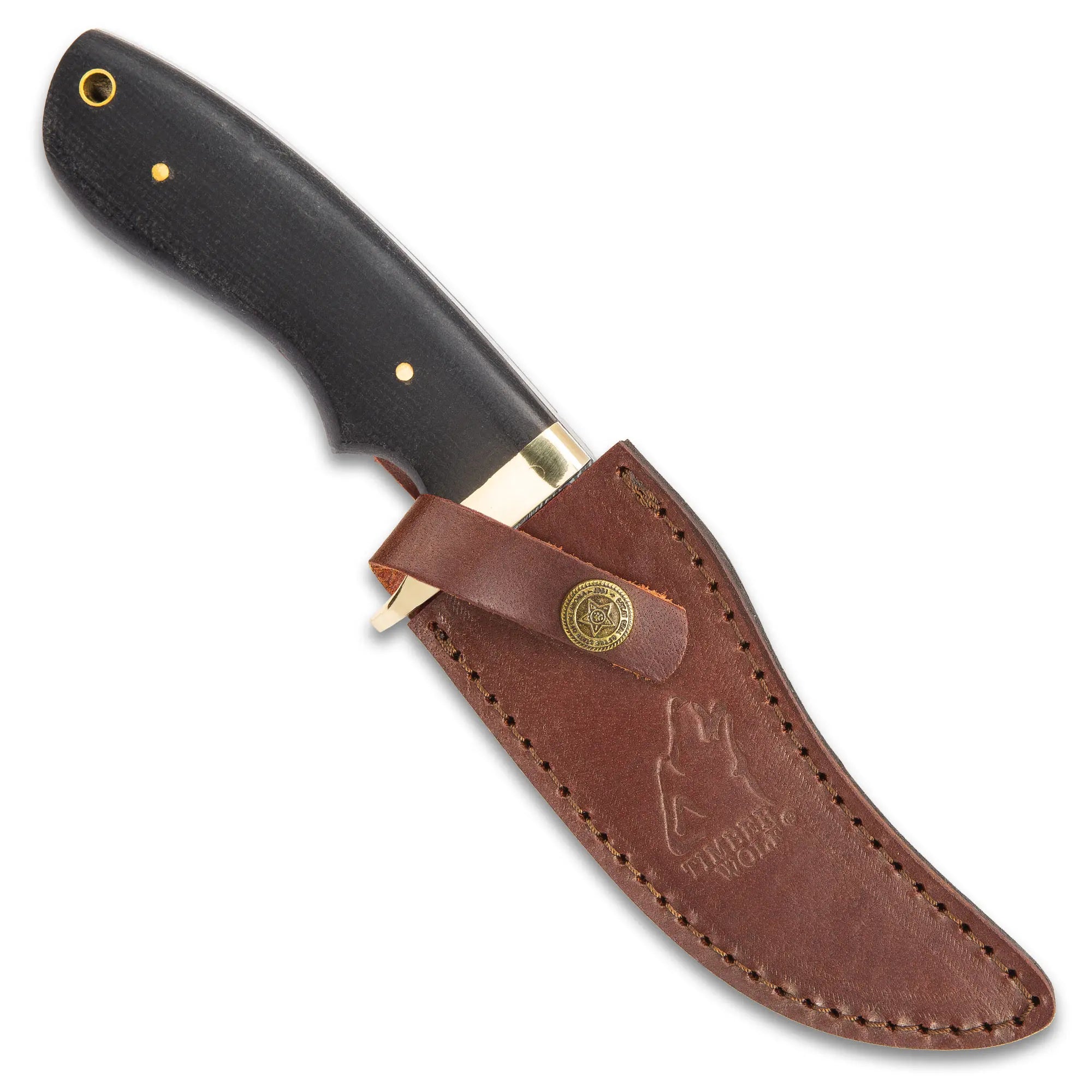 Timber Wolf Bear River Damascus Skinner 1