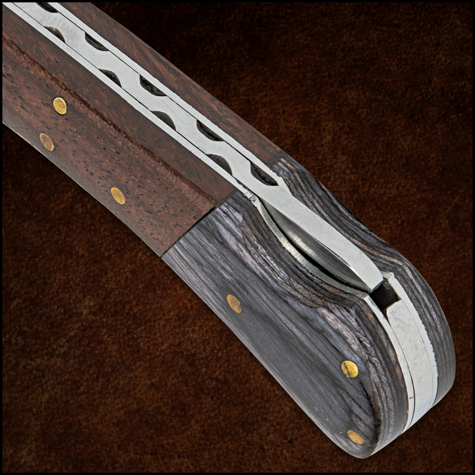 Timber Wolf Damascus Pocket Knife 3