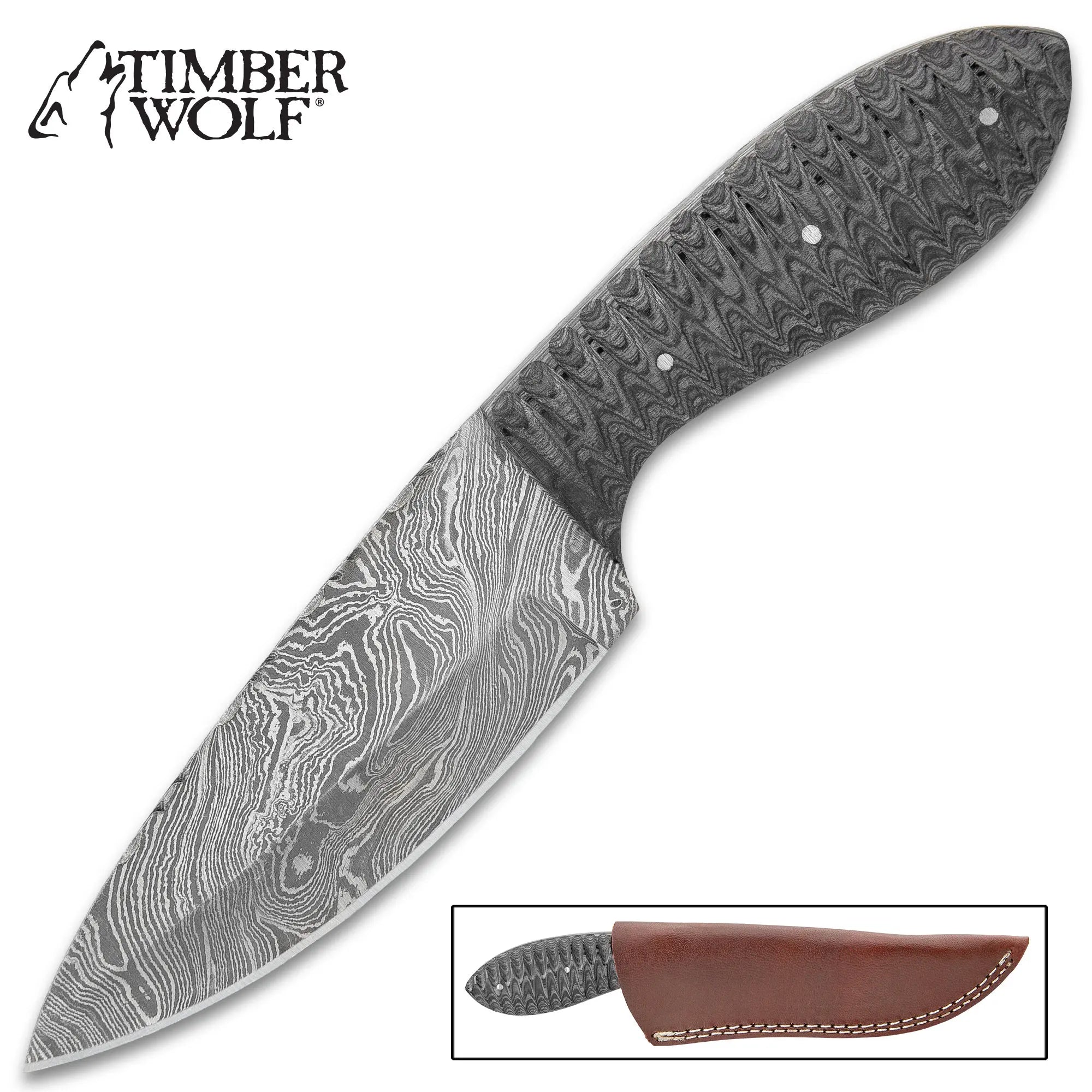 Timber Wolf River Bottom Knife