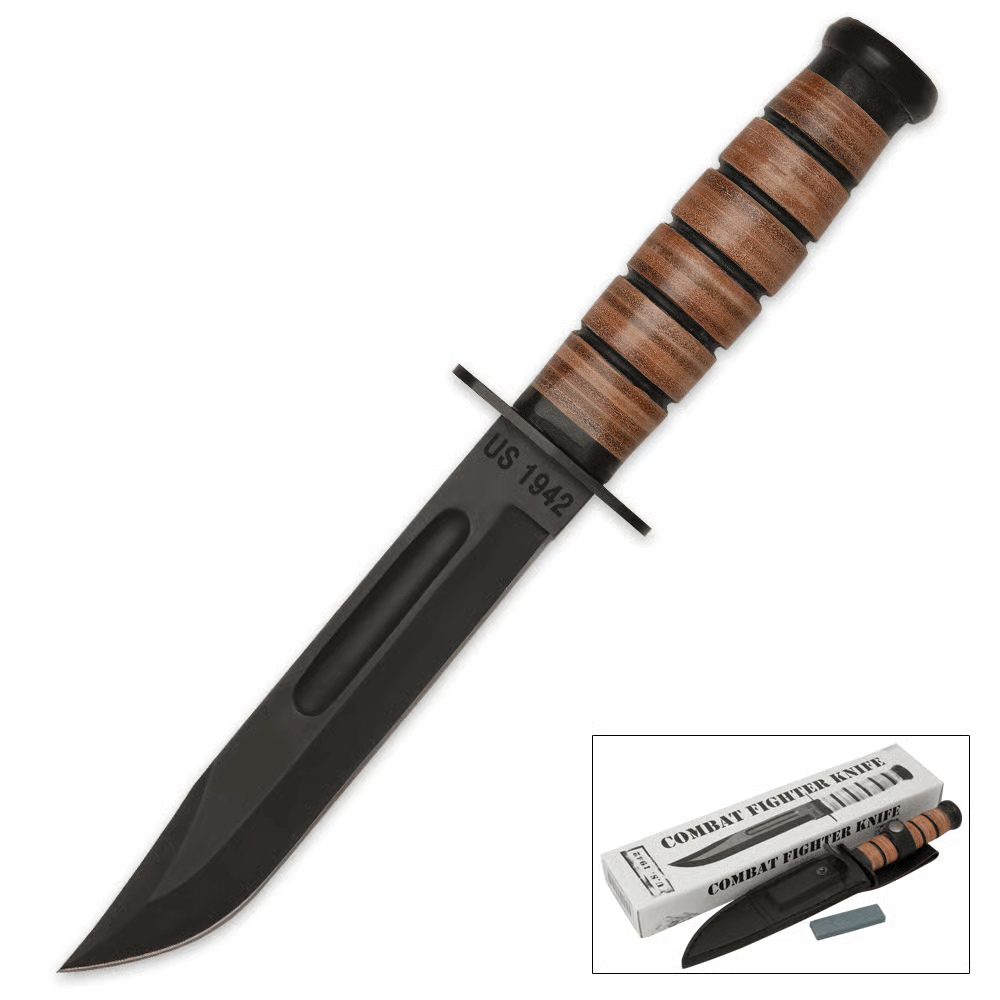 US 1942 Combat Knife & Sheath
