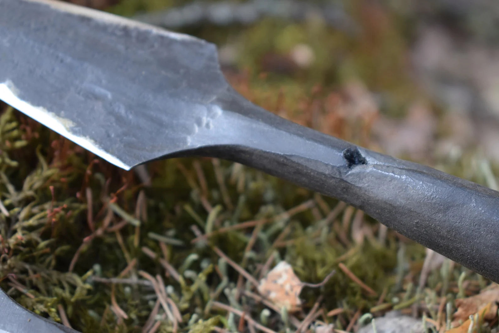 Viking Age Spearhead Replica Hand-Forged Carbon Steel 2