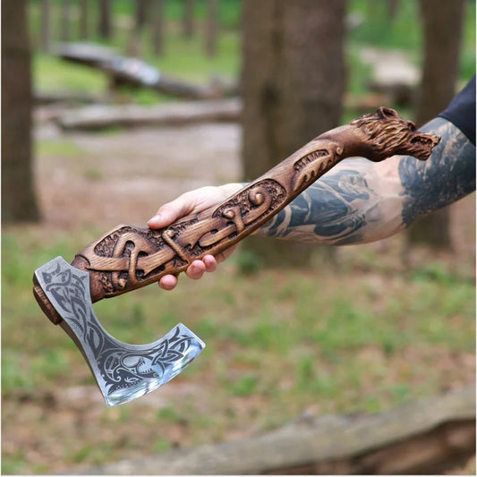 Viking axe handmade Ulfhednar Warriors 2