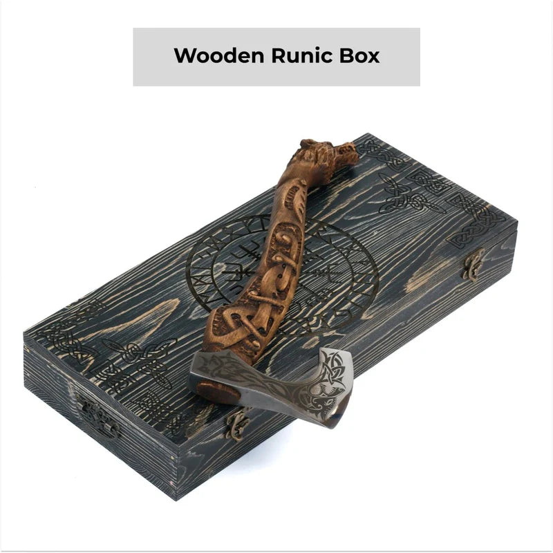 Viking axe handmade Ulfhednar Warriors 8