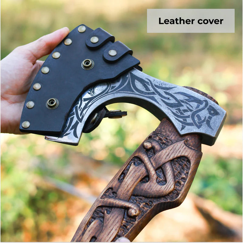 Viking axe handmade Ulfhednar Warriors 9