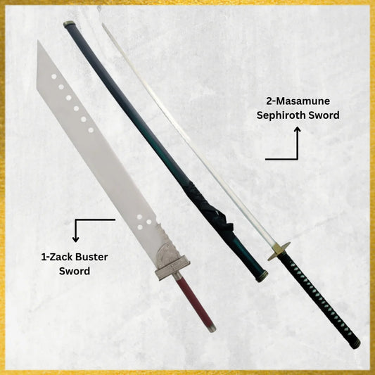 Zack Buster Sword & Masamune Sephiroth Sword