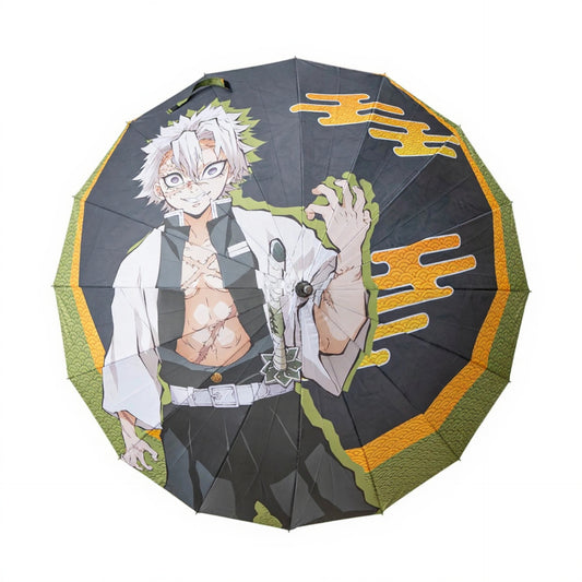 Sanemi Shinazugawa's Green Nichirin Katana Umbrella