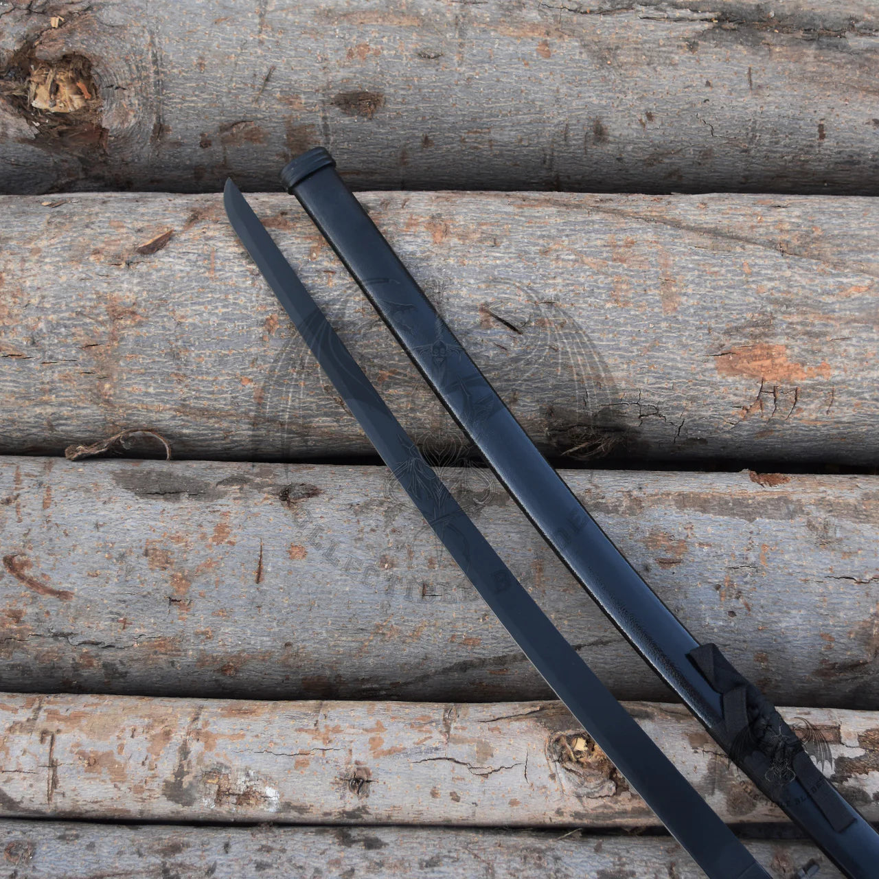 Ichigo Bankai Tensa Zangetsu Sword Black Coated Stainless Steel