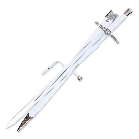 Replica Fantasy White Hero's Silver Blade Sword